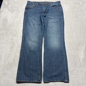 Vintage American Eagle Bootcut Wide Blue‎ Jeans 36x32 (37 Waist) Y2K Medium Wash